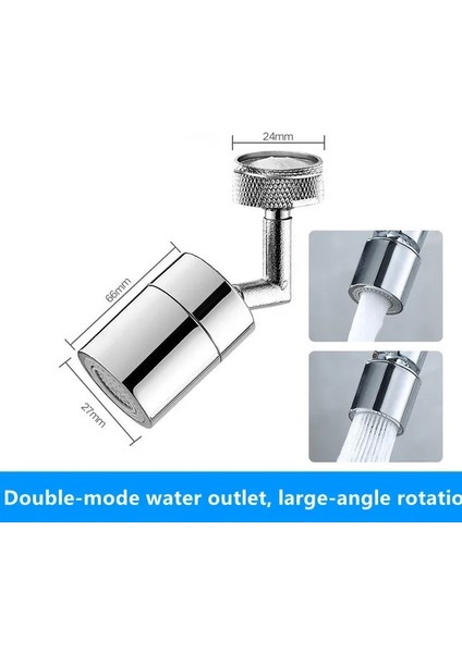 Ikili Mod 720 Stili 1080 Yeni Evrensel Dönebilen Musluk Genişletici Robotik Kol Sprey Başlığı Sıçrama Filtresi Için Abs Musluk Banyo Mutfak Lavabo Adaptörü (Yurt Dışından)