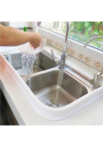 Mingjin Shop2 Siyah Stil 60CM Duş Barajı Banyo Aksesuarları Silikon Kuru ve Islak Ayırma Su Tutucu Şerit Sel Bariyeri Kapı Durdurucu Koruma Engelleyici (Yurt Dışından)