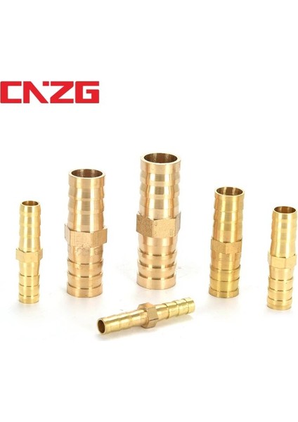 4 Yollu Stil Dış Çap 10 mm Bağlantı Parçaları Konektörü Bakır Pagoda Hava Yakıt Su Borusu Pirinç Diken Boru Tesisat Dikenli Bağlantı Çoğaltıcı Adaptörü (Yurt Dışından)