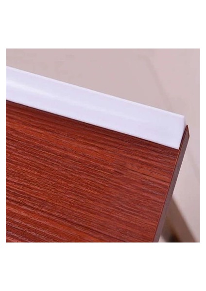 Beyaz Stil 80CM Çok Boyutlu Renkli Silikon Banyo Su Tutucu Şerit Çamaşır Makinesi Havzası Soba Kuru ve Islak Ayırma Duş Barajı Bariyeri (Yurt Dışından)