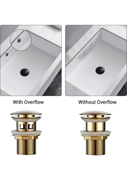 Sarı Tarzı Pop Up Tahliye Düğmesi Banyo Lavabo Fişi Süzgeç Sifon Atık Stoper Lavabo Musluk Aksesuarı Washbae Siyah Altın Gül (Yurt Dışından) fiyatları