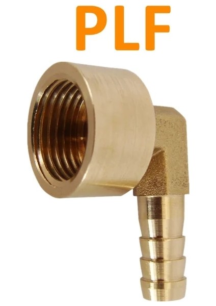 Plf Stili 4 mm Diken Pirinç Hortum Bağlantısı mm Dikenli Kuyruk Bsp Erkek Dişi Dişli Bakır Konnektör Bağlayıcı (Yurt Dışından)