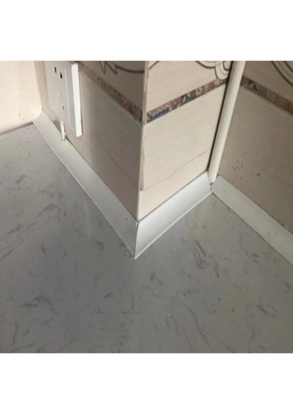 Şeffaf Stil .uzunluk 80CM Silikon Banyo Su Durdurucu Engelleyici Duş Kuru Islak Ayırma Sel Bariyeri Su Geçirmez Mutfak Duvar Köşe Sızdırmazlık Şeridi Bant (Yurt Dışından)