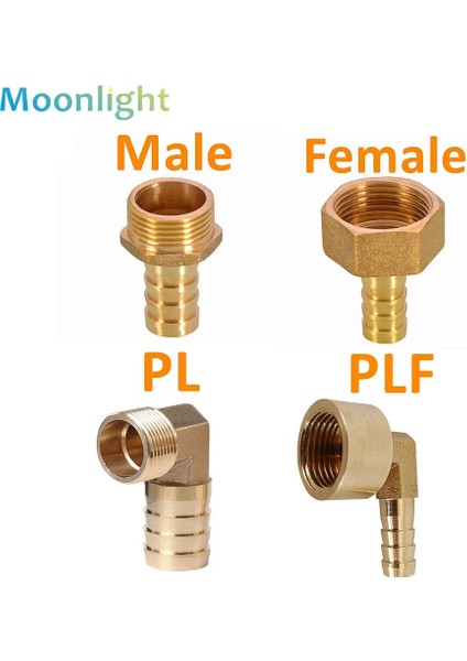 Plf Stili 12 mm Diken Pc Pcf Pl Plf Pagoda Konnektör Hortumu Dikenli Konnektör Hortumu Kuyruk Dişi Bsp Brae Bağlantısı (Yurt Dışından)
