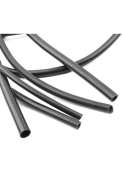 4X6MM Tarzı 1 M Siyah Silikon Tüp 3 ~ 38MM Kauçuk Hortum Akvaryum Hava Pompası Için Esnek Yumuşak Boru (Yurt Dışından)