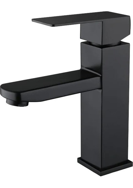 Gümüş - L- Hortum Stili Yok Banyo Musluk Havzası Musluklar Tek Delik Sıcak Soğuk Su Lavabo Bataryası Dokunun Mat Siyah Yüksek Sıcaklık ve Yüksek Basınca Dayanıklı (Yurt Dışından)