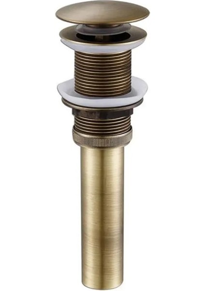 Taşma Stili Olmayan Açılır Pencere Banyo Pirinç Yuvarlak Şişe P Tuzağı, Lavabo Ayarlanabilir Havza Atık Tahliye P-Tuzak Kiti, Açılır Drenajlı (Antika) (Yurt Dışından)