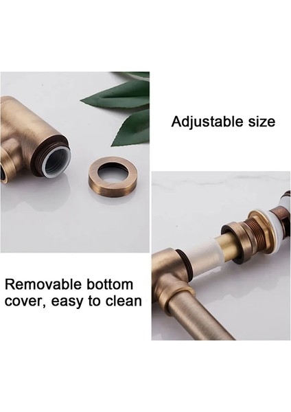 Taşma Stili Olmayan Açılır Pencere Banyo Pirinç Yuvarlak Şişe P Tuzağı, Lavabo Ayarlanabilir Havza Atık Tahliye P-Tuzak Kiti, Açılır Drenajlı (Antika) (Yurt Dışından) fırsatları