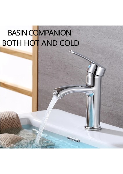 MP23-HORTUM Stili Squareround Krom Banyo Havzası Musluk Krom Tek Kolu Sıcak ve Soğuk Su Hortumu Blacksilver Banyo Muslukları Aksesuarı (Yurt Dışından) modelleri