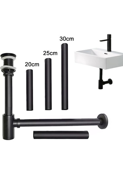 Pop Kafa Yok Taşma Stili Diğer 12 Boyutları Özelleştirmek Havza Şişe Tuzak Tahliye Seti Hortum Siyah Banyo Lavabo Pop Up Filtre Stoper Özel Yapılmış Washbaon Hortum (Yurt Dışından)