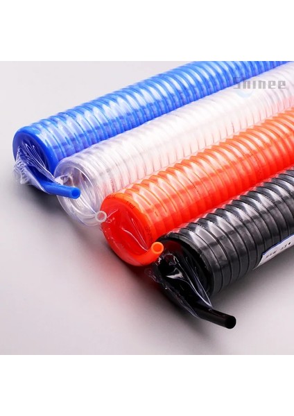Mavi Stil 12 Metre Pnömatik Poliüretan Pu Hava Kompresörü Hortum Boru 6*4mm 8***8mm Teleskoring Spiral Boru Aracı (Yurt Dışından) modelleri