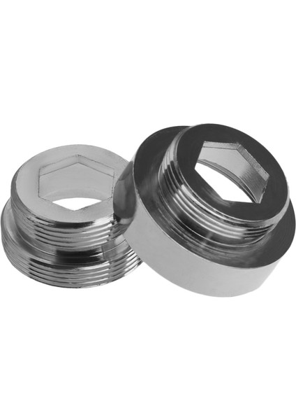16MM-22MM Tarzı Metal Dış Iç Dişli Su Tasarrufu Adaptörü mm - Ap Havalandırıcı Konektörü Ev Için Conta Araçları ile Günlük Musluk (Yurt Dışından)