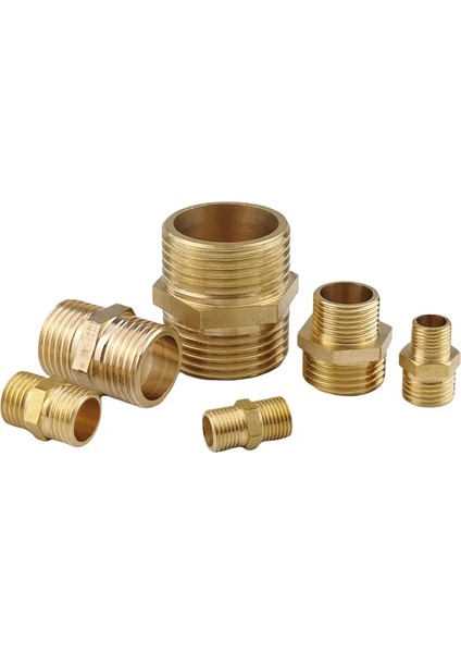 NO.44657 Tarzı Brae Hex Nipel Bağlantısı Hızlı Bağlantı Adaptörü Bsp Erkek - Erkek Dişli Su Yağı Gaz Konektörü (Yurt Dışından)
