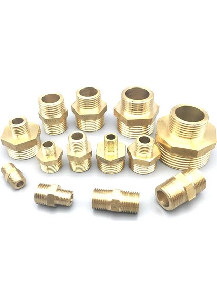 NO.44657 Tarzı Brae Hex Nipel Bağlantısı Hızlı Bağlantı Adaptörü Bsp Erkek - Erkek Dişli Su Yağı Gaz Konektörü (Yurt Dışından)