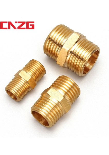 3-6fen Tarzı Brae Hex Nipel Bağlantısı Hızlı Bağlantı Adaptörü Bsp Erkek - Erkek Dişli Su Yağı Gaz Konektörü (Yurt Dışından)