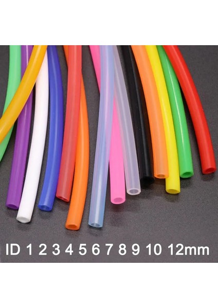 Siyah Stil Kimlik 10MM Dış Çap 14MM 1 Metre Id Silikon Tüp Esnek Kauçuk Hortum Gıda Sınıfı Meşrubat Borusu Su Konektörü Silikon Hortum (Yurt Dışından)