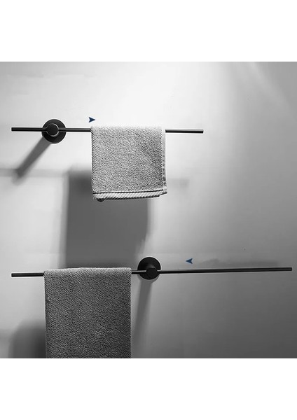 SS-40CM Tarzı Siyah Havlu Tutucu Paslanmaz Çelik Banyo Havlu Askısı Su Geçirmez Havlu Çubuğu Ss Altın Raf Raf Aksesuarları (Yurt Dışından) modelleri