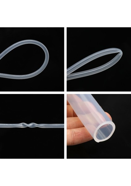 Pembe Tarzı Kimlik 5mm Dış Çap 8mm 1 Metre Id Silikon Tüp Esnek Kauçuk Hortum Gıda Sınıfı Meşrubat Borusu Su Konektörü Silikon Hortum (Yurt Dışından)