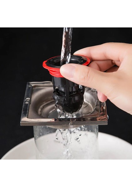 Siyah Stil 2 Adet Banyo Tuvalet Su Tahliye Filtresi Mutfak Kanalizasyon Haşere Kontrolü Deodorant Yer Sifonu Çekirdek Fişi Traon Lavabo (Yurt Dışından)