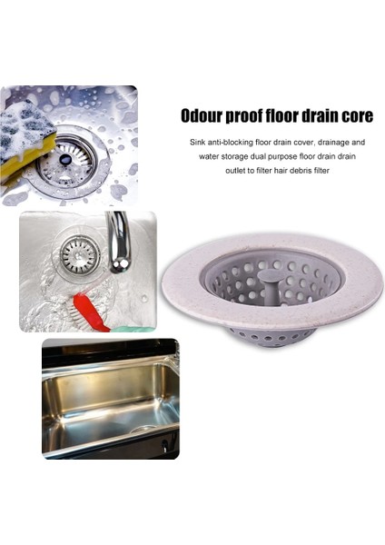 Küvet Tıpası G Tarzı Silikon Banyo Lavabo Drenaj Saç Catcher Stoper Fiş Lavabo Süzgeci Filtre Lavabo Zemin Drak Trim Mutfak Aksesuarları (Yurt Dışından)