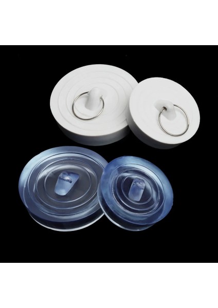 3.8-4.1cm Beyaz Stil Kauçuk Lavabo Fişi Mutfak Banyo Zemin Tahliye Tapası Lavabo Küvet Drenaj Stoper Çamaşır Sızdırmaz Fiş Banyo Malzemeleri (Yurt Dışından) indirimleri