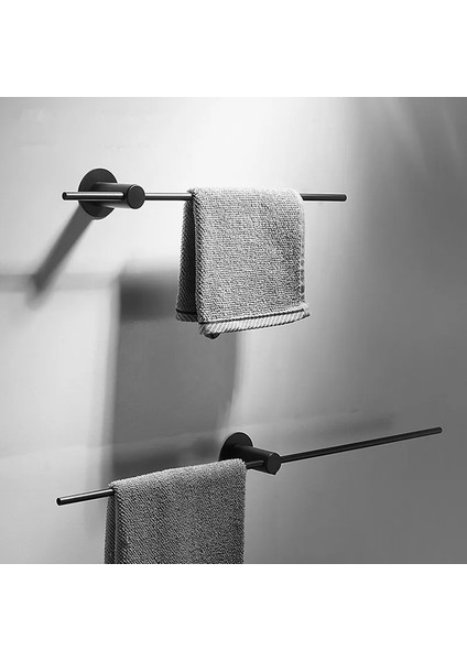 KROM-50CM Stili Siyah Havlu Tutucu Paslanmaz Çelik Banyo Havlu Askısı Su Geçirmez Havlu Çubuğu Ss Altın Raf Raf Aksesuarları (Yurt Dışından) indirimleri