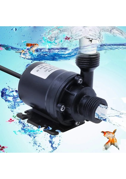 Siyah Soğutma Sistemi Için Çeşmeler Isıtıcı Dc 12 V Fırçasız Motor Dalgıç Su Pompası 5 M Mini Taşınabilir Bahçe 800LH Ultra Sessiz (Yurt Dışından)