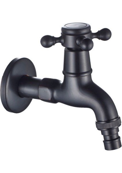 Bir Stil Açık Bahçe Için En Uzun Musluk Siyah Pirinç Duvara Monte Banyo Köşe Çamaşır Makinesi Musluk Banyo Tuvalet Paspas Havuz Muslukları (Yurt Dışından) fiyatları
