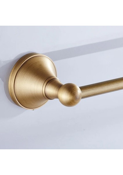 45 cm Tarzı Antik Pirinç Duvara Monte Banyo Tek Havlu Raf Raf Tutucu Banyo Havlu Askısı Bar Havlu Demiri Banyo Aksesuarları (Yurt Dışından) fırsatları