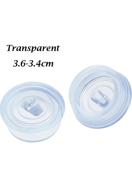 3,6-3,4cm Transpa Tarzı 1 Mutfak Banyo Zemin Tahliye Tapası Lavabo Küvet Drenaj Stoper Çamaşır Sızdırmaz Fiş Tuvalet Banyo Ev Drenaj Malzemeleri (Yurt Dışından)