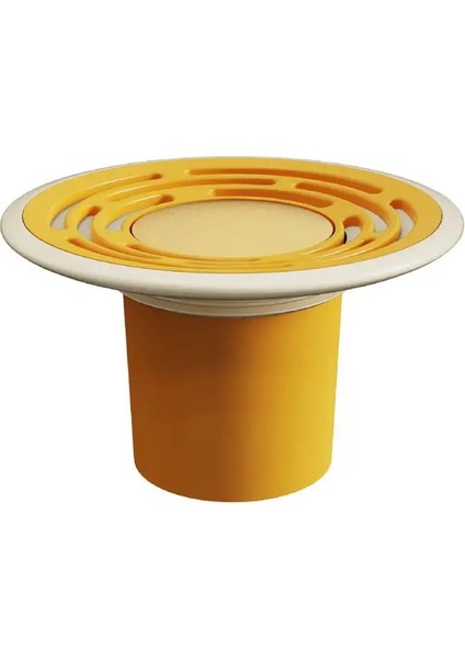 Sarı Stil Ayak Basamağı Pop Up Yer Sifonu Duş Drenaj Saç Catcher Stoper Banyo Yer Sifonu Süzgeç Böcek Geçirmez Deodorant Kapağı Dropsh (Yurt Dışından)