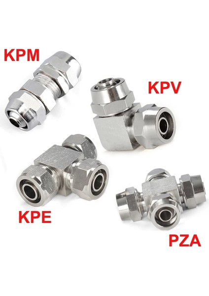 Kpe Stili 8mm Pv Pe Pm Pza Bakır Kaplama Nikel Pnömatik Hava Hızlı Bağlantı Hortum Borusu Od Hızlı Bağlantı Bağlantısı Için (Yurt Dışından)