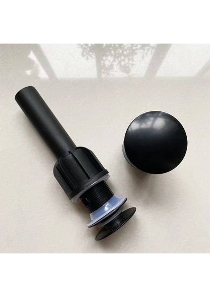 Siyah Taşma Yok Tarzı Siyah Havza Drenaj Banyo Lavabo Süzgeç Basın Açık Pop Up Filtre Fikstürü Atık Durdurucu Seti Siyah Lavabo Aksesuarı Yenileme (Yurt Dışından) modelleri