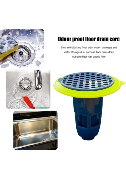 Siyah 1pc Tarzı Banyo Durdurucu Fiş Lavabo Süzgeci Filtre Duş Mutfak Lavabo Drenaj Deodorant Filtresi Tuvalet Koku Giderici Kanalizasyon Süzgeç (Yurt Dışından)