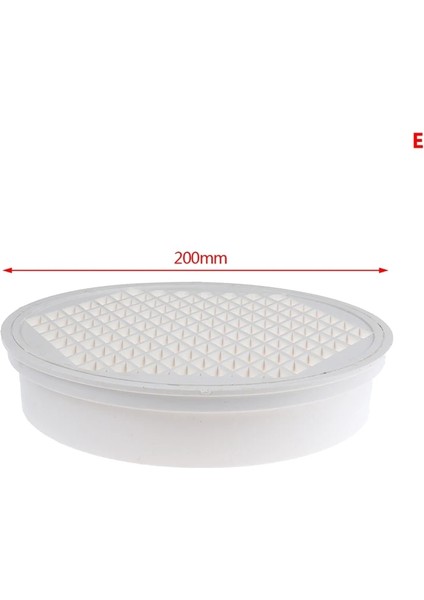 NO.200 Tarzı Ekleme Tipi Basit Yer Sifonu Pvc Yuvarlak Boru Uç Kapağı Filtre Net Havalandırma Kapağı Bahçe Balkon Çatı Drenaj Parçaları (Yurt Dışından)