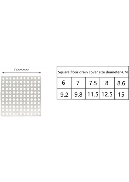 9,2x9,2 cm Tarzı Paslanmaz Çelik Yer Sifonları Net Kapak Kare Duş Drenaj Deliği Filtre Saç Catcher Stoper Mutfak Banyo Donanım Parçaları (Yurt Dışından) indirimleri