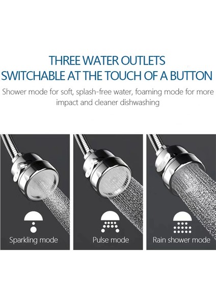 3 Model-S V1 Tarzı Musluk Suyu Filtresi Arıtma Memesi Filtresi Ev Su Tasarrufu Mutfak 360 Rotasyon Musluk Spouts Püskürtücüler Pvc Duş (Yurt Dışından) modelleri