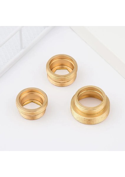 Dişi 22MMX24MM-1 Tarzı Musluk Havalandırıcı Konektörü Metal Dış Iç Dişli Su Tasarrufu Adaptörü Mutfak Bataryası mm - Contalı (Yurt Dışından) fırsatları