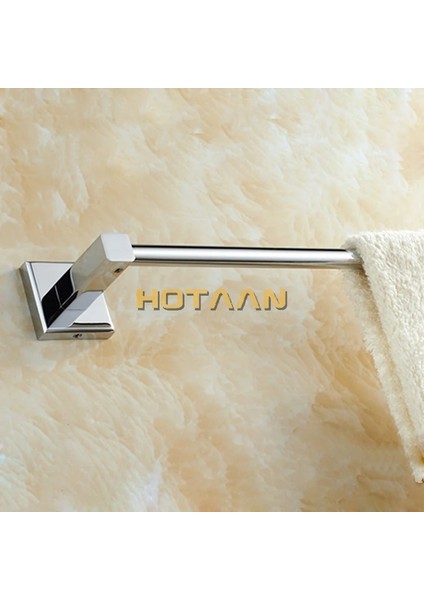 L 45 cm Tarzıdır Tek Havlu Barhavluluk,masif Pirinç Yapımı,krom Kaplama, Banyo Donanımı,banyo Aksesuarları (Yurt Dışından)