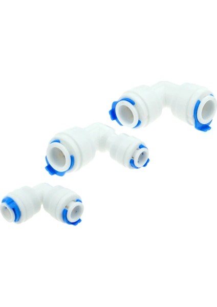 Plm 6,35 Mm-6,35 mm Stili Ters Osmoz Hızlı Bağlantı Hortumu Bağlantısı Tee Y Konnektörü 2 Yollu Eşit Dirsek Düz Ro Su Plast Bağlantısı (Yurt Dışından)