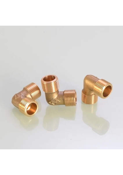 1l2 Kadından Kadına Tarzı Dişi x Erkek Konu 90 Derece Pirinç Dirsek Boru Bağlantı Elemanı Bağlayıcı Su Yakıt Bakır Adaptör (Yurt Dışından)