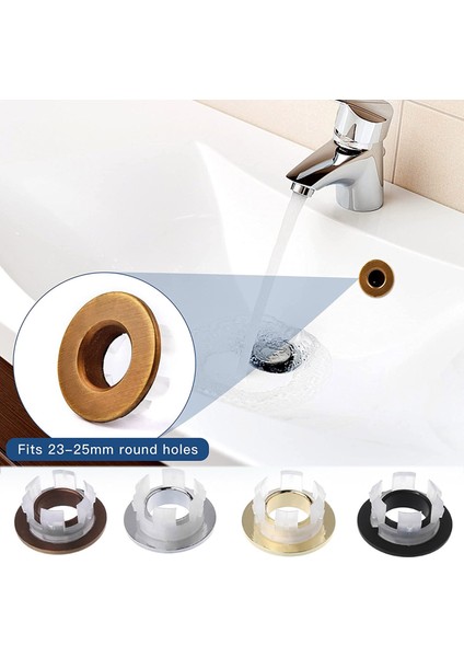 D Tarzı Lavabo Deliği Yuvarlak Taşma Kapağı Bakır Ekleme Krom Halka Bak Pirinç Taşma Kapağı Banyo Havzası Musluk Ekleme Ev Dekor (Yurt Dışından) fiyatları