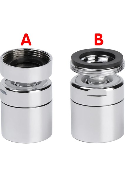 ERKEK-20MM Tarzı Esnek 360 Derece Su Tasarrufu Musluk Memesi Püskürtücü Dokunun Havalandırıcı Çıkışı Döner Musluk Kafa Lavabo Bataryası Mutfak Malzemeleri (Yurt Dışından)