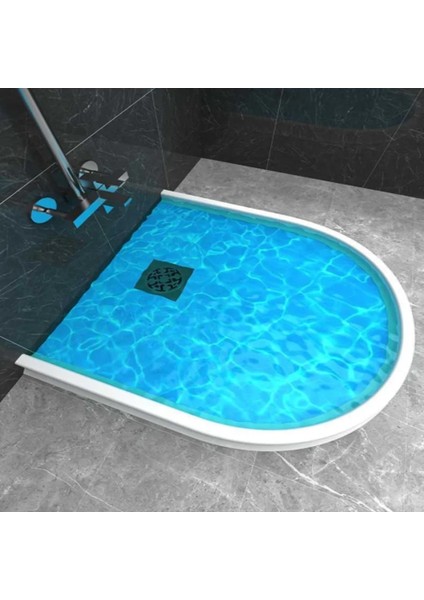 Gri Tarzı 50CM Duş Su Bariyeri Silikon Bükülebilir Su Tutucu Şerit Banyo Kapısı Eşik Çamaşır Makinesi Duş Barajı Bariyeri (Yurt Dışından) indirimleri