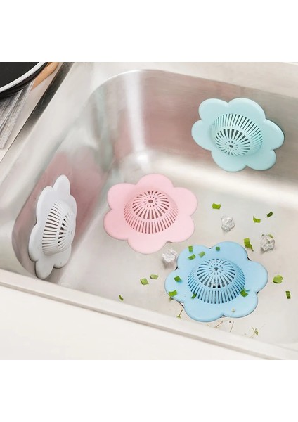 Pembe Tarzı 3 Parça 1-Saç Filtresi Lavabo Pedi Mutfak Silikon Lavabo Toplamak Banyo Durdurucu Zemin Fişi Süzgeç Drenaj Kanalizasyon Saç Filtresi (Yurt Dışından) fiyatları