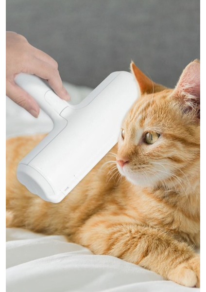 Hazneli Kedi Köpek Hayvan Kazak Kıyafet Elbise Halı Yatak Tüy Temizleyici Kıl Toz Topla