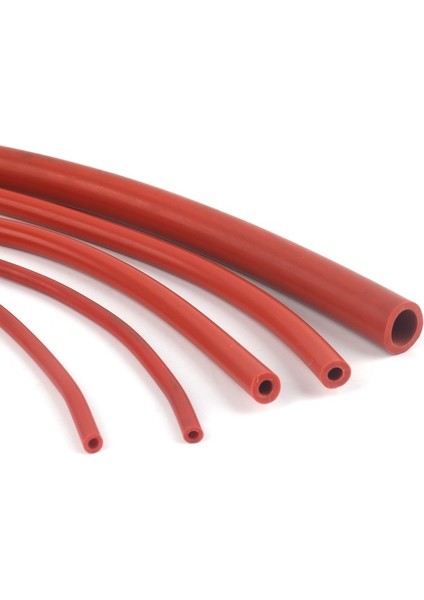 6X10MM Tarzı 1 Milyon I.d2 ~ 16MM Pas Kırmızı Silikon Boru Isıya Dayanıklı Otomobil Petrol Borusu Vakum Soğutma Borusu Hava Pompası Yumuşak Kauçuk Hortum (Yurt Dışından)