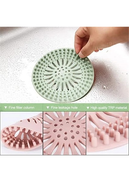 No.4 Stili 130MM Yuvarlak Silikon Drenaj Saç Catcher, Mutfak Lavabo Süzgeç Banyo Duş Banyo Stoper Drenaj Kapağı Saç Trap, Mutfak Için Filtre (Yurt Dışından) fırsatları