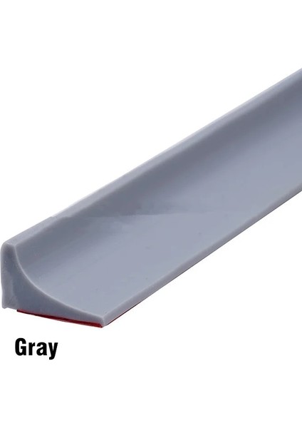 Gri Tarzı 150CM Çok Renkli Silikon Banyo Su Tutucu Şerit Engelleyici Çamaşır Makinesi Havzası Soba Kuru ve Islak Ayırma Duş Barajı Bariyeri (Yurt Dışından)