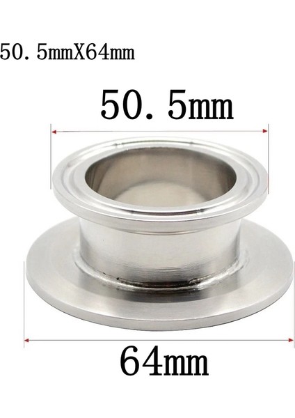 50,5 mm x 64 mm Stili Ri Kelepçe Redüktör Flanş Od Uç Kapağı Azaltıcı Sutainless Çelik Sıhhi Ev Bira Bira (Yurt Dışından)